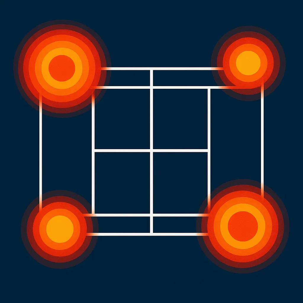 バウンドヒートマップ